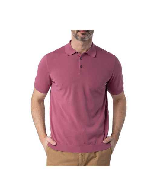 Polo Shirts di Drumohr in Purple da Uomo