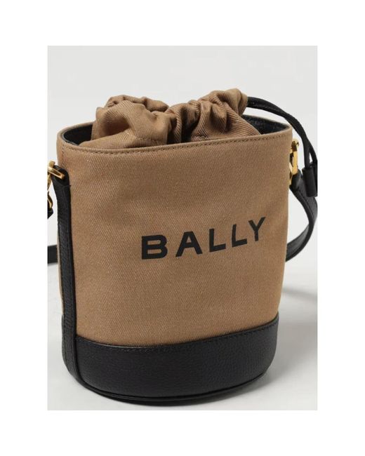 Bally Brown Bucket Bags