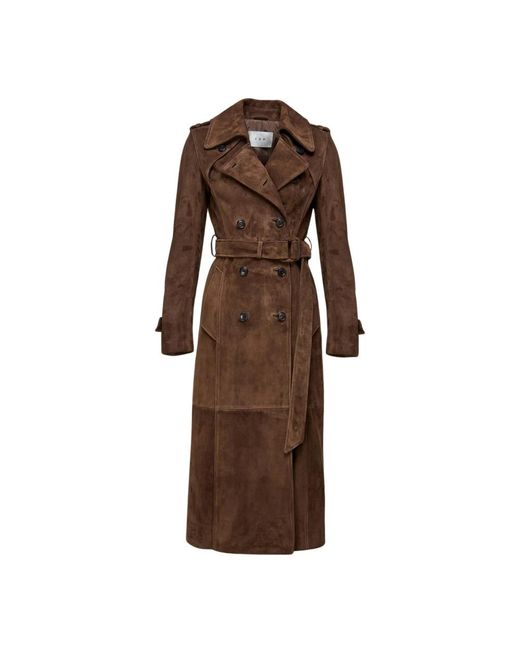 Leather Jackets V.sp de color Brown