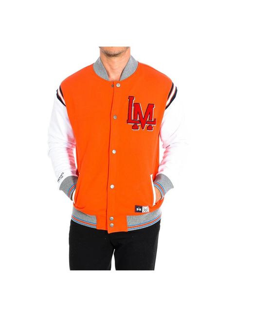 La Martina Orange Bomber Jackets for men