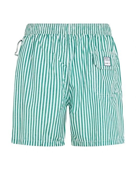 Fedeli Green Beachwear for men