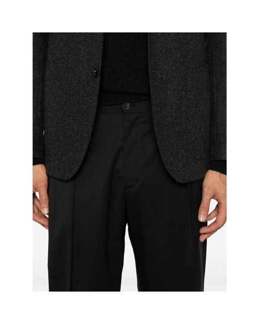 BRIGLIA Black Chinos for men