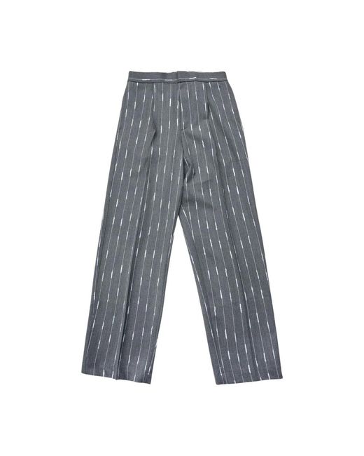 Bonsai Gray Straight Trousers for men