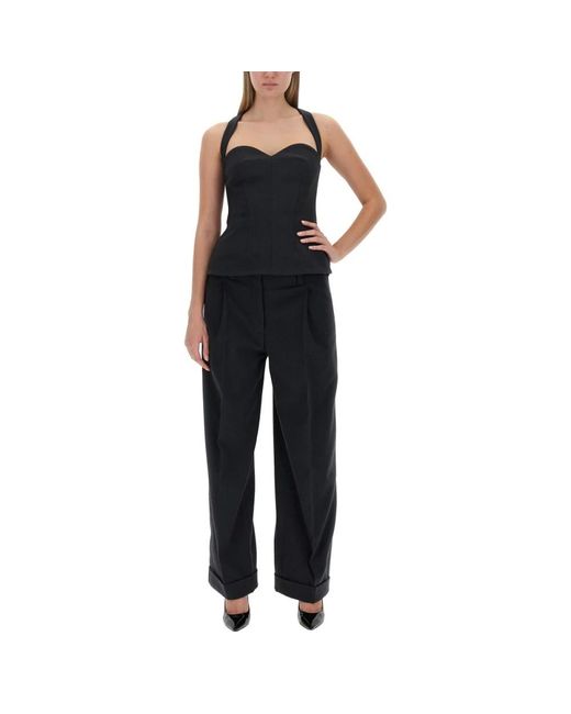 Philosophy Di Lorenzo Serafini Black Wide Trousers