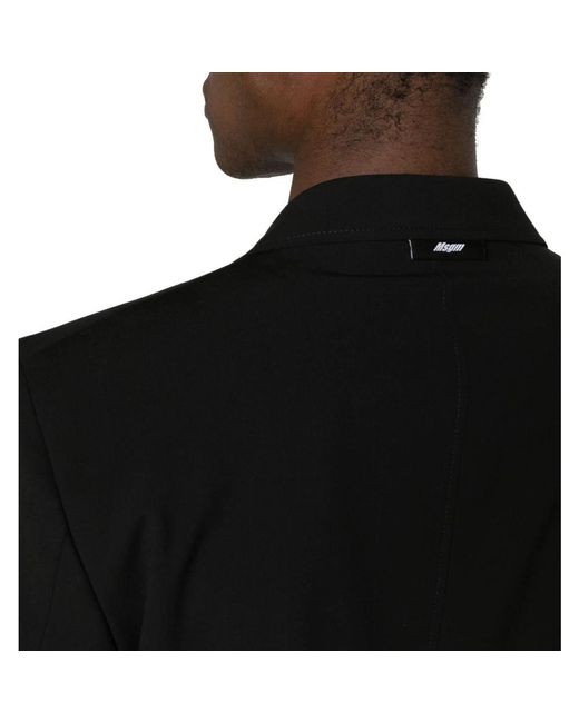 Jackets > blazers MSGM pour homme en coloris Black
