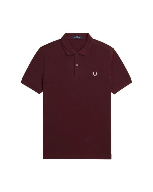 Fred Perry M6000Fp Plain Polo in het Purple voor heren
