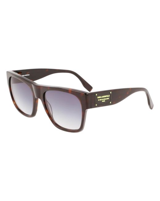 Colección de gafas de sol urban glam Karl Lagerfeld de color Black