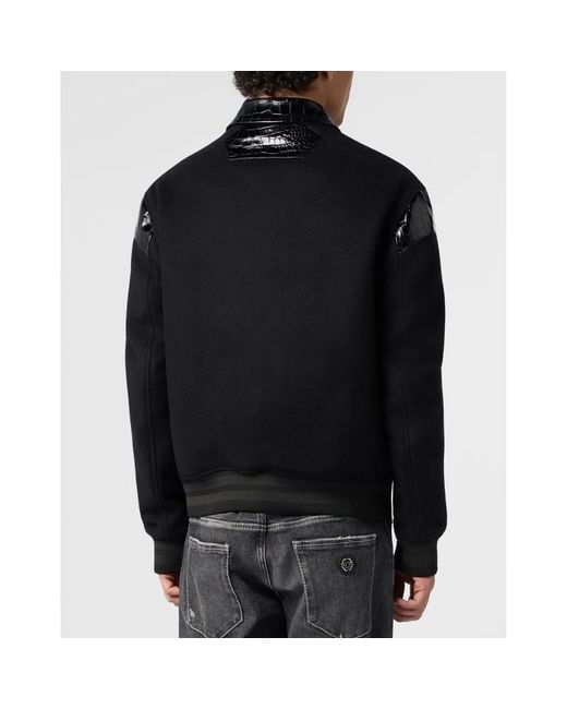 Bomber Jackets Philipp Plein de hombre de color Black
