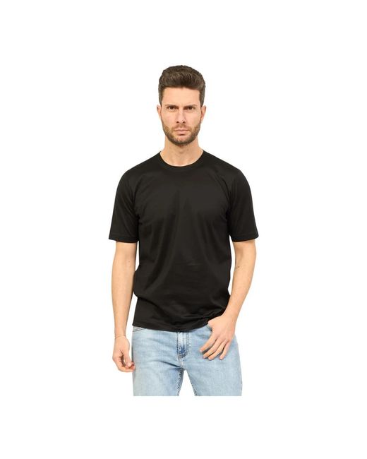 Gran Sasso Black T-Shirts for men