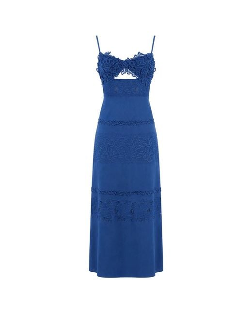 Ermanno Scervino Blue Party Dresses