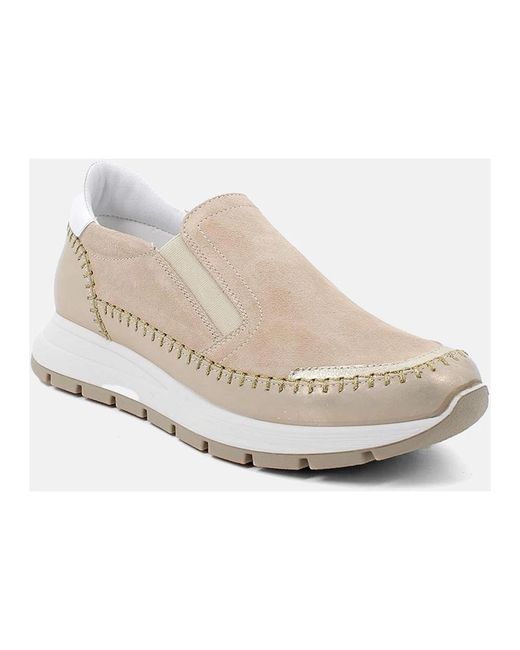 Igi&co Schoenen ,Leer Instap Hardloopschoenen in het Gray