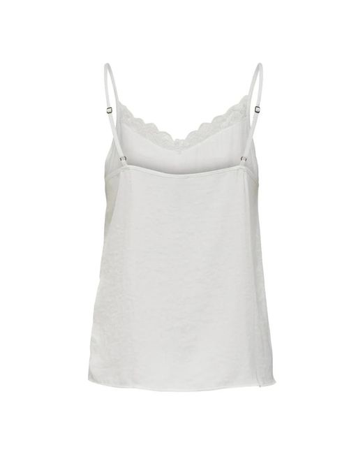 Tops > sleeveless tops Jacqueline De Yong en coloris White