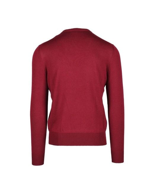 Ballantyne Red Round-Neck Knitwear for men