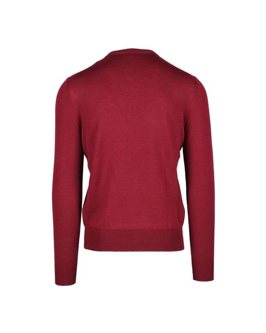 Ballantyne Wollstrickpullover in Red für Herren