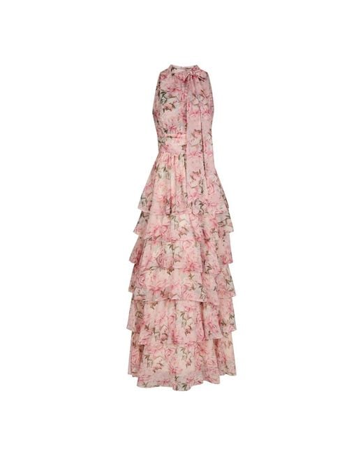Neo Noir Pink Maxi Dresses