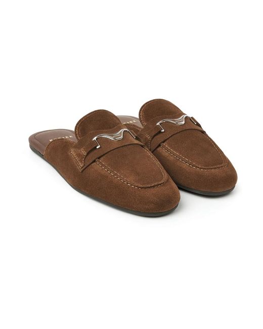 Nubikk Brown Mules