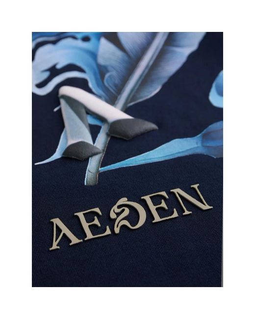 Aeden Raphael Blau Tee in Blue für Herren