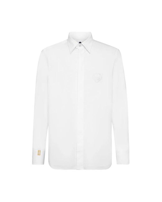 Billionaire White Casual Shirts for men