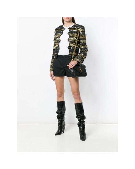 Saint Laurent Black Light Jackets