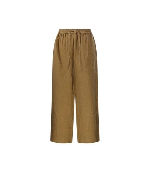 Into The East Natural Wide Trousers