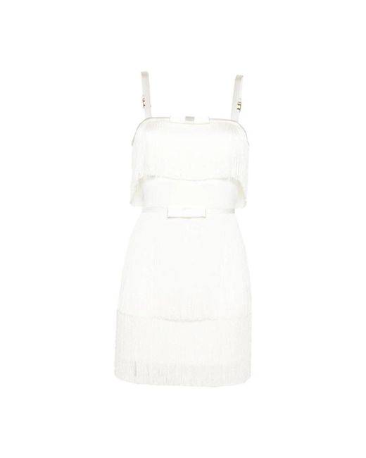 Elisabetta Franchi White Party Dresses