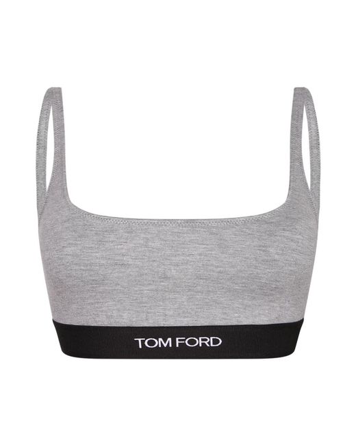 Tom Ford Gray Sleeveless Tops