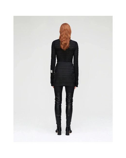 Rohe Black Short Skirts