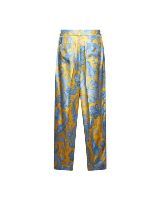 Tapered Trousers Etro en coloris Blue