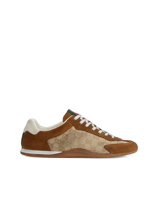Gucci Shift Sneaker in het Brown voor heren