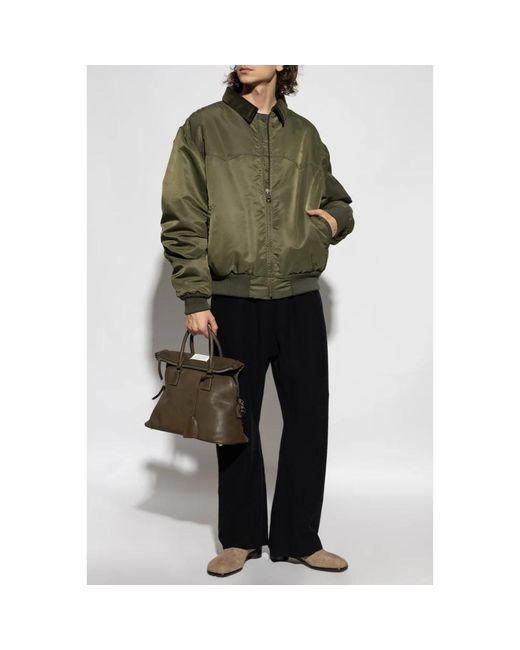Maison Margiela Green Bomber Jackets for men