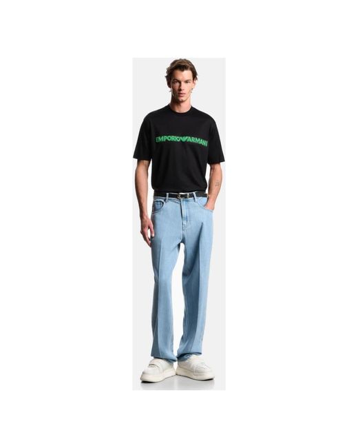 Emporio Armani Black T-Shirts for men