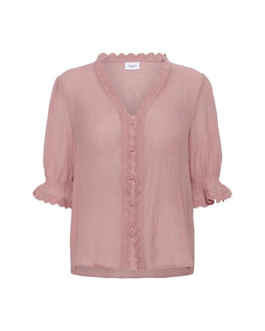 Saint Tropez Overhemden ,Roze ,Kristel Sz Shirt in het Pink
