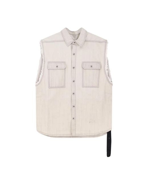 Rick Owens Natural Vests for men