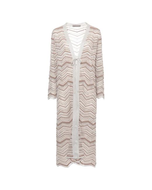 D.exterior Natural Long Knitwear