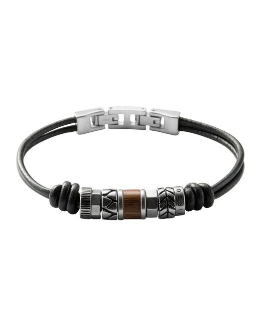 Bracelets Fossil pour homme en coloris Metallic