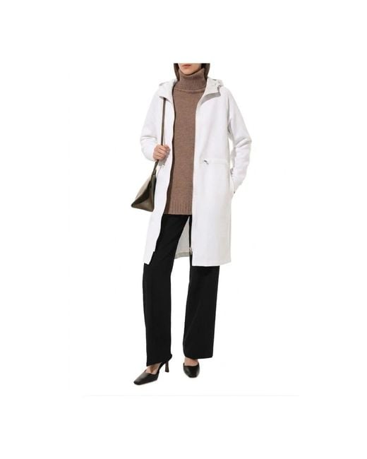 Herno White Parkas