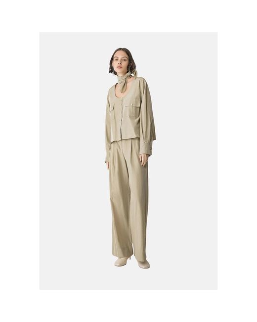 Forte_forte Natural Wide Trousers
