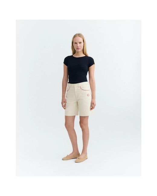 Thinking Mu Short Shorts in het Natural
