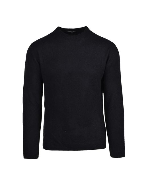 Daniele Fiesoli Blue Round-Neck Knitwear for men