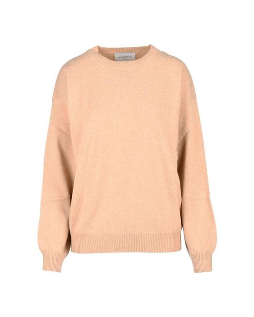 Ballantyne Natural Round-Neck Knitwear