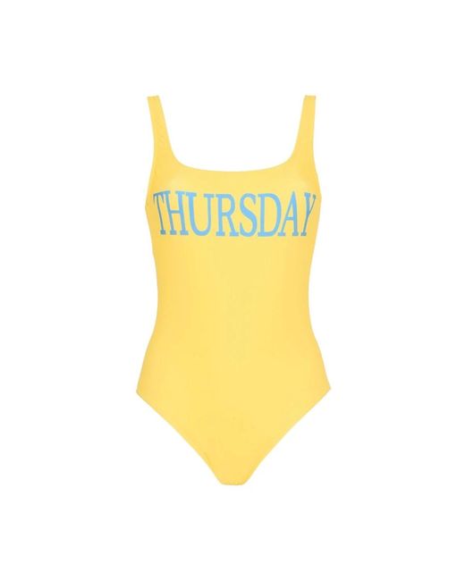 Body Alberta Ferretti de color Yellow