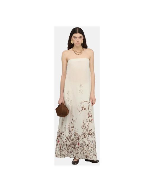Semicouture Natural Maxi Skirts