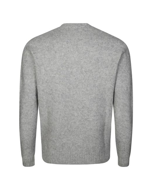 Drumohr Gray Round-Neck Knitwear for men