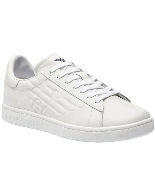 EA7 Weiße sneakers in White für Herren