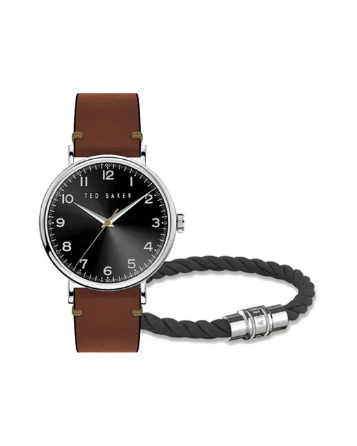 Watches di Ted Baker in Black da Uomo