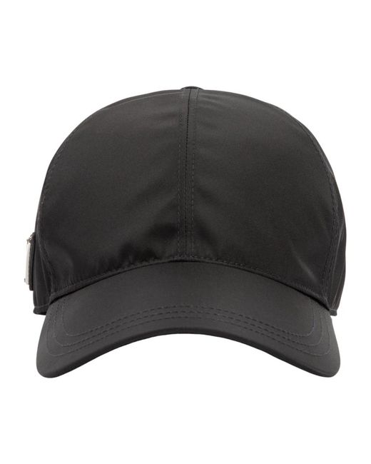 Prada Black Re-Nylon Baseball Cap