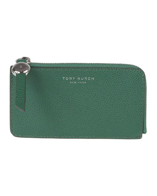 Tory Burch Green Wallets & Cardholders