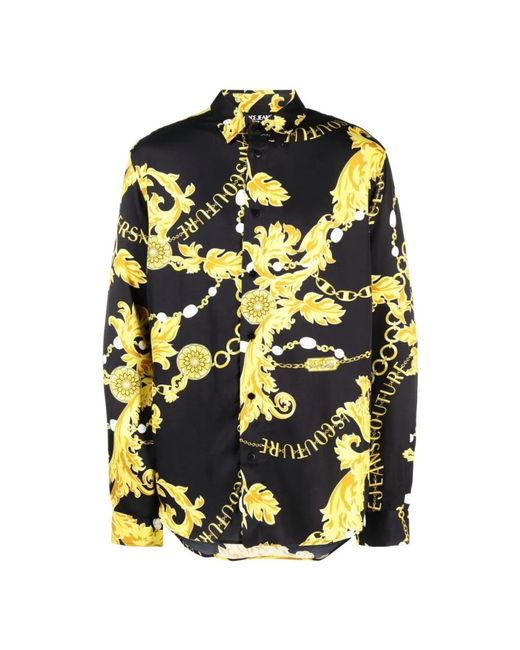 Versace Stilvolle hemden kollektion in Yellow für Herren