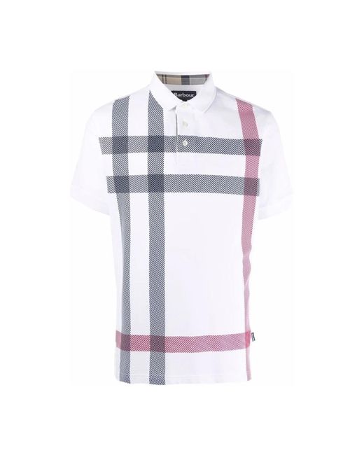 Barbour White Polo Shirts for men
