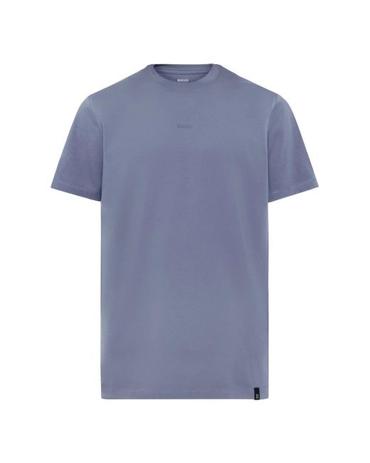 Boggi T-shirt aus stretch-supima-baumwolle in Blue für Herren